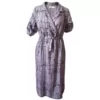 Just In Mauve Printed Dress with adjustable sleeves