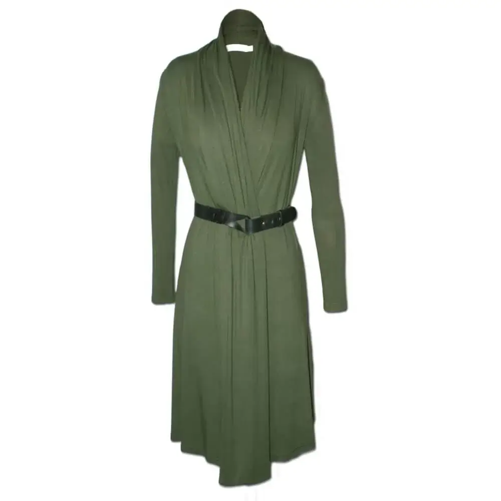 Nucleus  Olive Green Special Occasion Dress - The Romance
