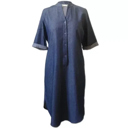 Denim Dress front view