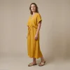 Oh So Easy Ochre Kaftan Dress 2 ochre kaftan dress