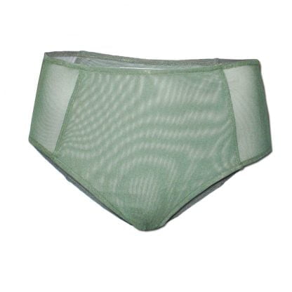 High Waisted Panties in Olive
