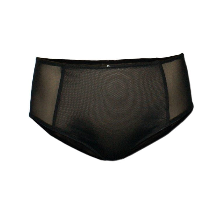 Nucleus ⋆ Super Flirtatious High Waisted Sheer Panties In Black