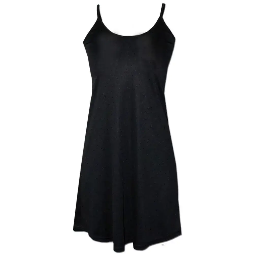 Black Slip Dress Minimalist Comfortable Lingerie