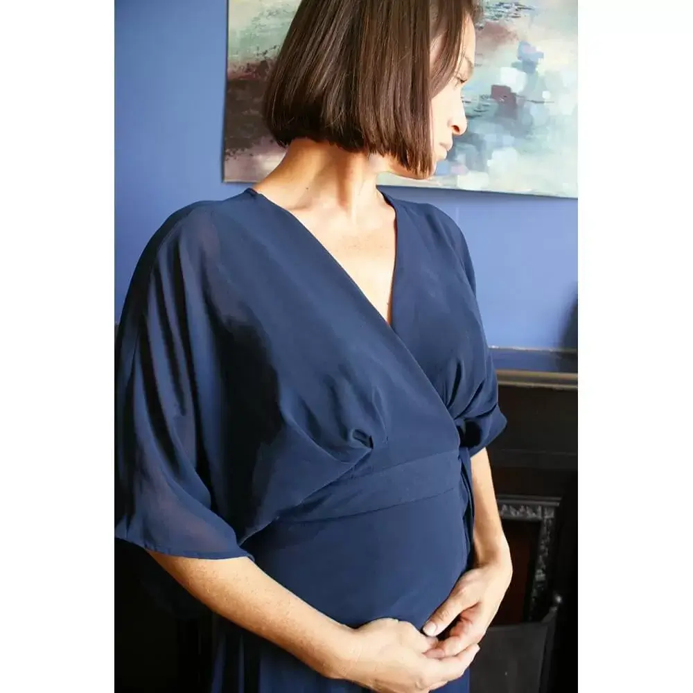 Navy Blue Dresses - Breathtaking Balcony Style For Women