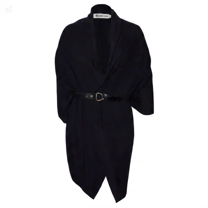 Black Cocoon Cardigan