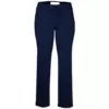 pair of women navy jogger chinos made from rom a thick stretch fabric