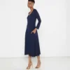 navy winter dress - the dance dress