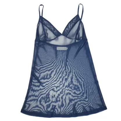 Navy blue Babydoll Mesh Camisole top
