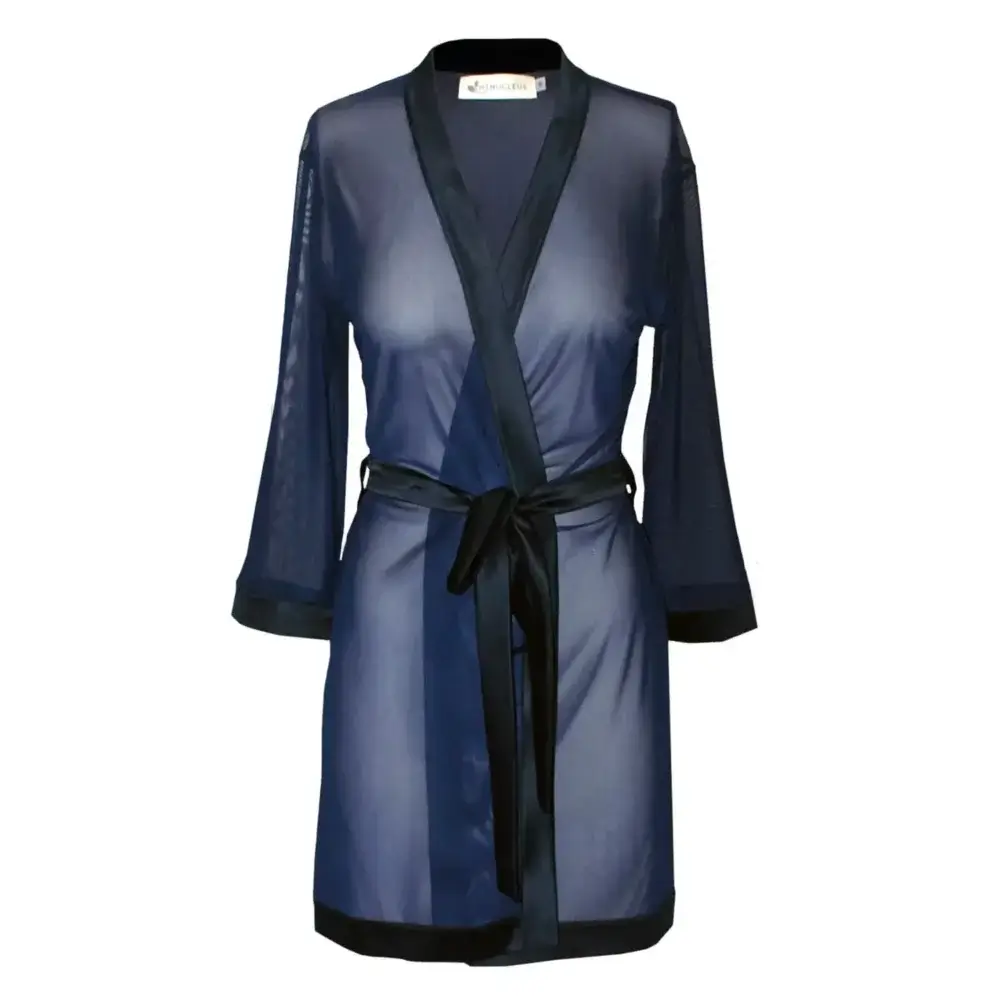 Gowns and Cover ups 6 Navy cover up gown that forms part of a lingerie set