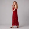 Red Tiger Maxi Dress - The Erin