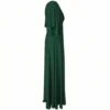 Green Maxi Dress - Romance in Bottle Green Side View