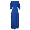Romance Dress Cyan Blue Back