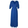 Romance Dress Cyan Blue Front