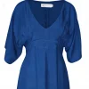 Romance Dress Cyan Blue Front CU