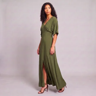 Olive Green Special Occasion Dress