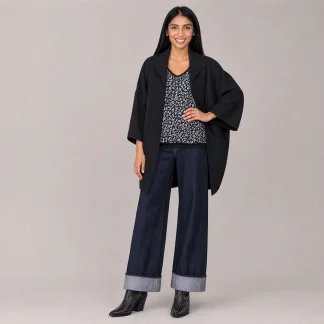 Black oversized Coat - The Kyoto in Black