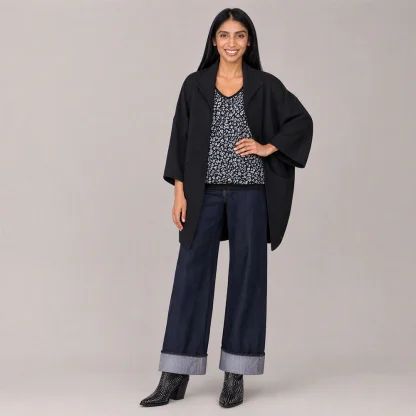 Black oversized Coat - The Kyoto in Black