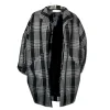 Kyoto Coat Monochrome Plaid Website 1