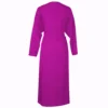Front Tie Maxi Dress - Cerise Everywhere Maxi Back View