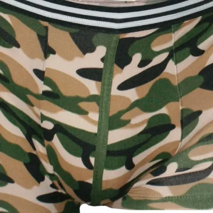 Men's short camo Boxers - camouflage close-up view