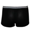 Black Fitted Boxer - back view