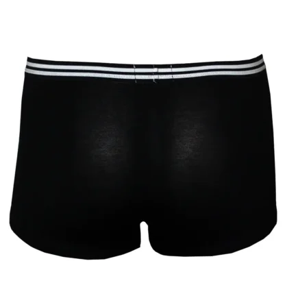 Black Fitted Boxer - back view