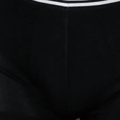 Black Fitted Boxer - close up view