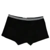 Black Fitted Boxer - flat view