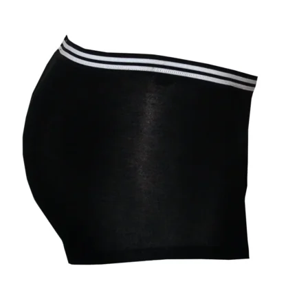 Black Fitted Boxer - side view