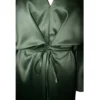Osaka Satin Midi Dress - Front close up tied View