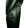 Osaka Satin Midi Dress - Side View Pockets