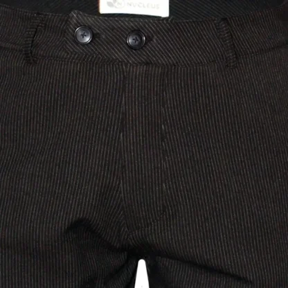 men's formal pinstripe shorts - Front Close up