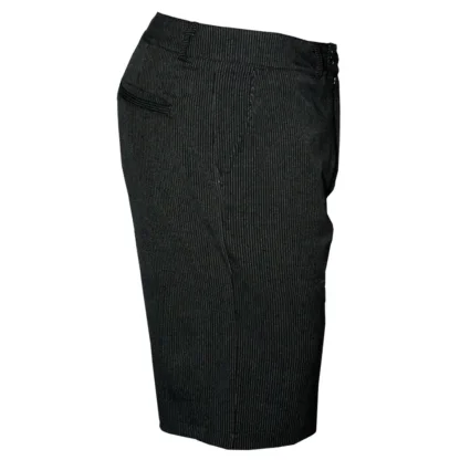 men's formal pinstripe shorts - Side view