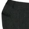 men's formal pinstripe shorts - Side CU view