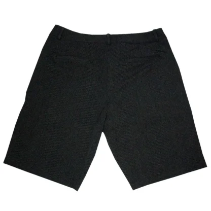 men's formal pinstripe shorts - Back Flat view