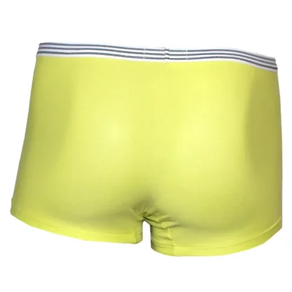 Lumo Yellow Men's Shorty Boxer Briefs - Back View