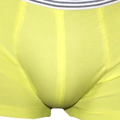 Lumo Yellow Men's Shorty Boxer Briefs - Close up View