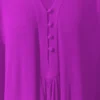 Bohemian Style Dress - Smock Kaftan Dress in Cerise, Front cu View