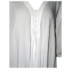 Smock Kaftan Dress Front CU on White