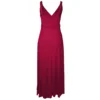 Wine Maxi Special Occasion Dress - The Best Maxi Back View
