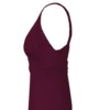 Wine Maxi Special Occasion Dress - The Best Maxi Side Close upView
