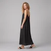 Black Summer Maxi Shift Dress