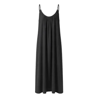 Black Summer Maxi Shift Dress