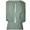 Versatile Sage Voile Dress - The Just Beautiful - Back Close Up View