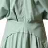 Versatile Sage Voile Dress - The Just Beautiful - Front Skirt Waist View