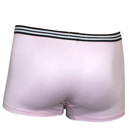 Men's Pink Boxer Briefs Back View