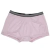 Men's Pink Boxer Briefs Flat View
