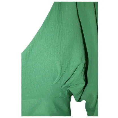 Green Dress for weddings and occasions - the Romantic Dress - pleat detail view