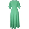 Green Dress for weddings and occasions - the Romantic Dress - Back view