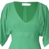 Green Dress for weddings and occasions - the Romantic Dress - front detail view